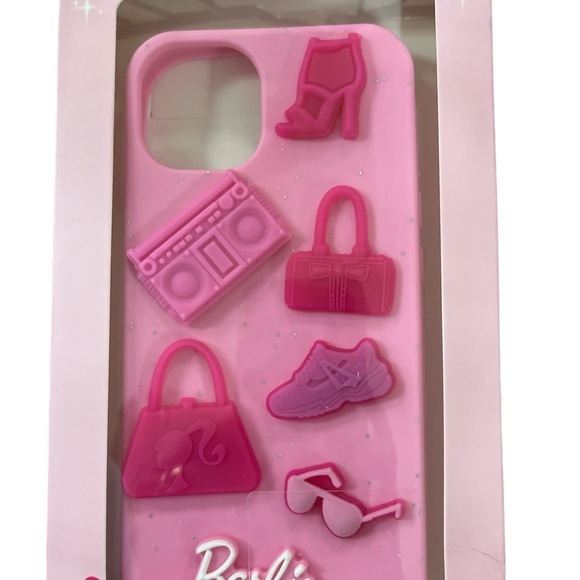 Bonus Barbie iPhone 13/14 Case With Bonus Free Fill size Barbie Plush New - Picture 4 of 4